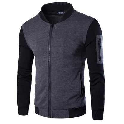 Unisex Lappad Jacka Högkvalitativ Polyester och Bomull-2