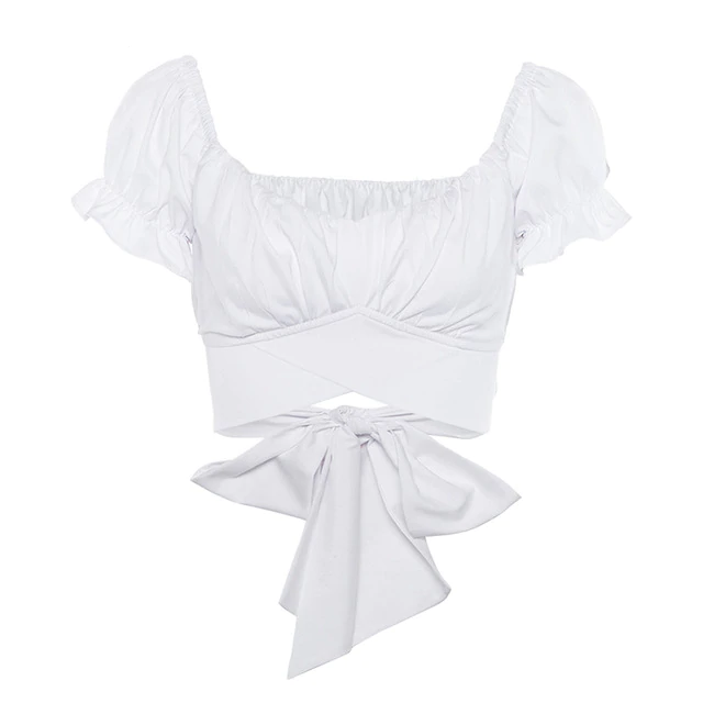 Variant image for Dam Crop Top Avslappnad Spandex Polyester-2