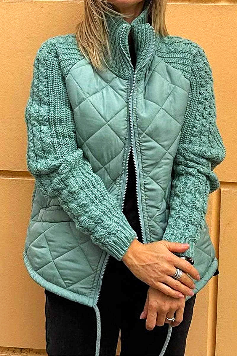 Damjacka Modern Design Med Praktiska Fickor Högkvalitativ Polyester-5