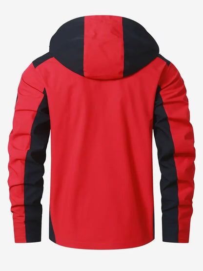 Herr Vattentät Utomhusjacka Sportig Polyester-3