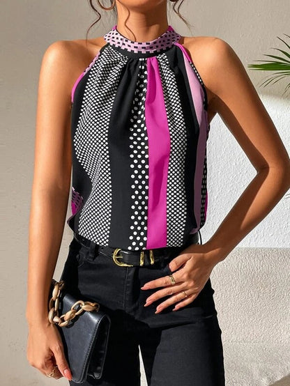 Variant image for Herrskjorta Urban Stil Geometrisk Polyester-1