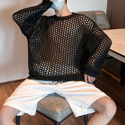 Dam Tröja Rundhalsad Mjuk Polyester-4