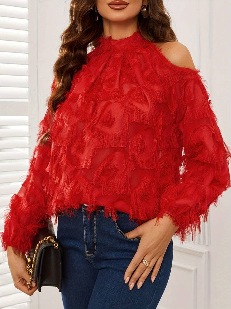 Kvinnors Skjorta Avslappnad 100% Bomull-2