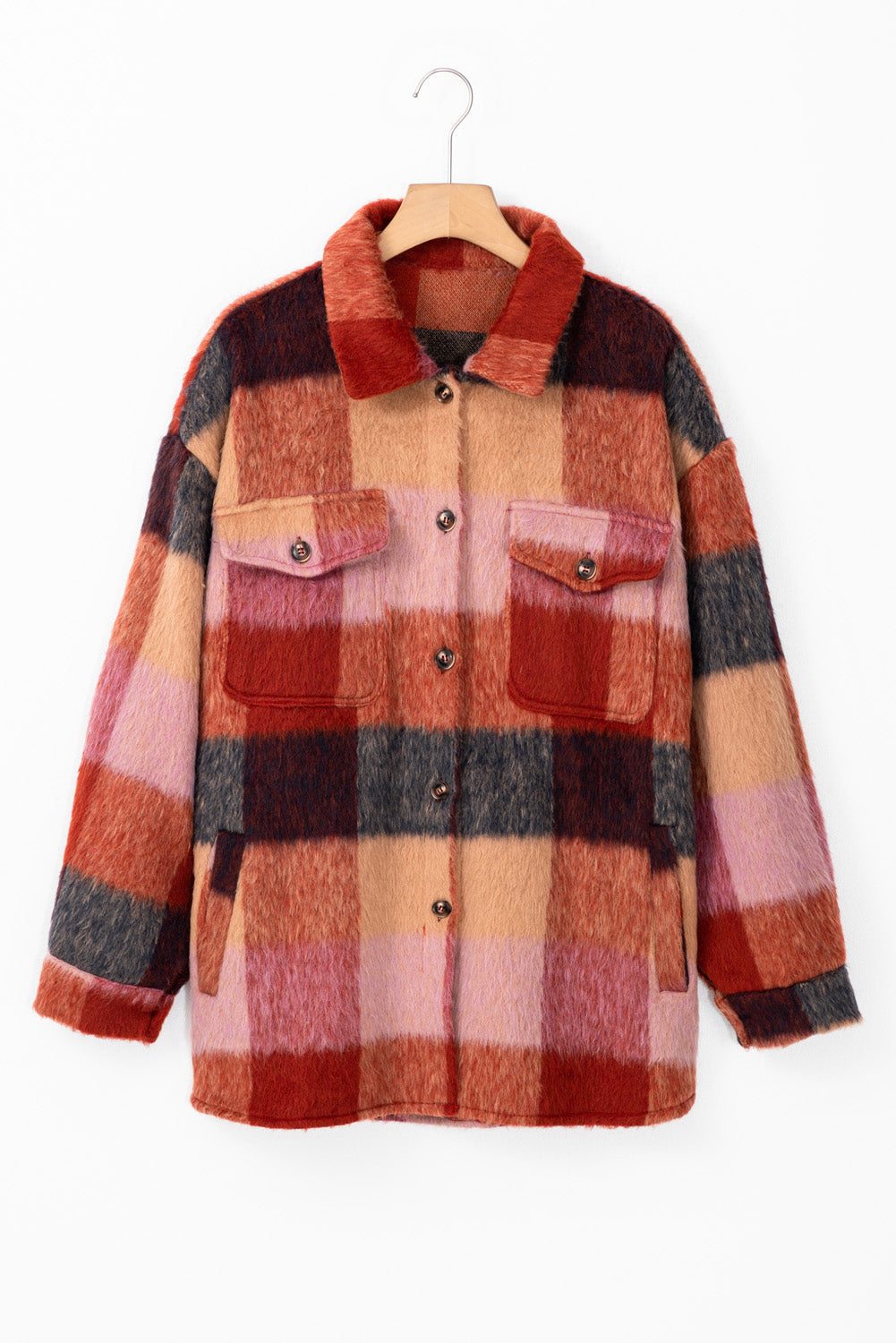 Kvinnors Jacka Modern Stil Högkvalitativ Polyester och Bomull-2