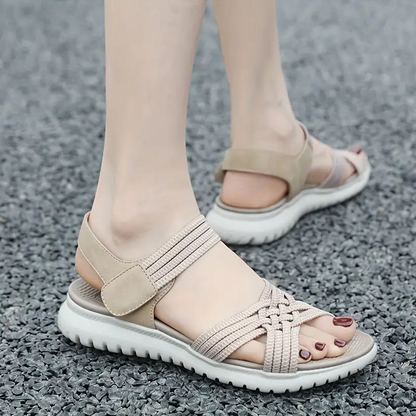 Bekväma Sandaler Dam med Gummisula – Lätta Flip Flops för Inomhus och Utomhusbruk, Perfekta för Sommar 4