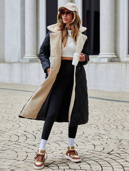 Variant image for Lång Vinterjacka Dam Buffertdesign Vattenavvisande Material-1