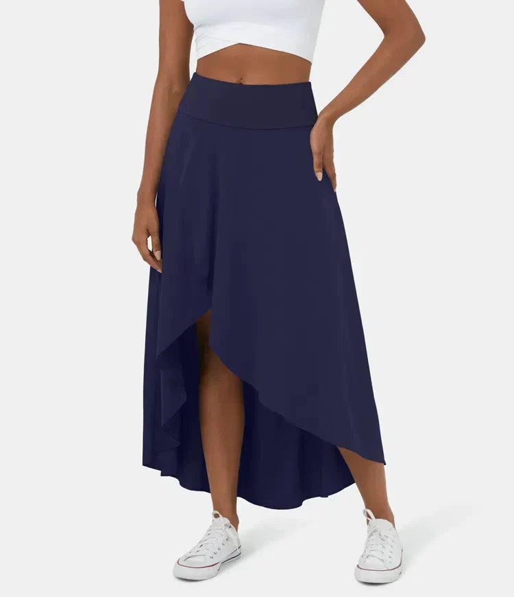 Variant image for Dam Midi Kjol med Inbyggda Shorts i 4-vägs Stretchmaterial-16