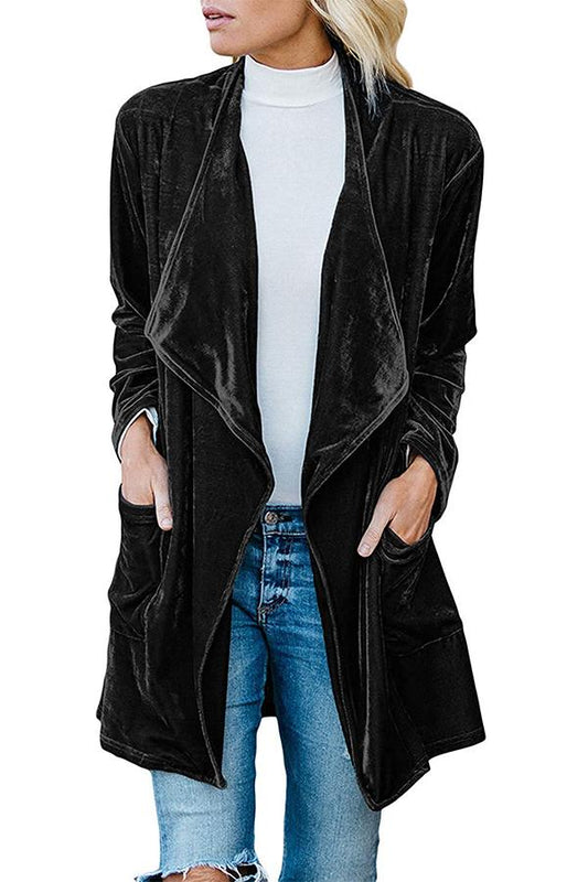 Damjacka Modern Passform Mjuk Polyester-1