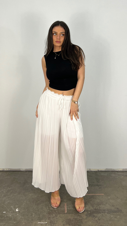 Byxor med Resår i Midjan Dam Snygga Elastiska Byxor för Vardagsbruk 11