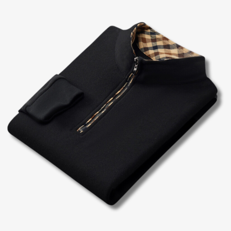 Herr T-shirt Klassisk Bomull Kvalitets T-shirt-2