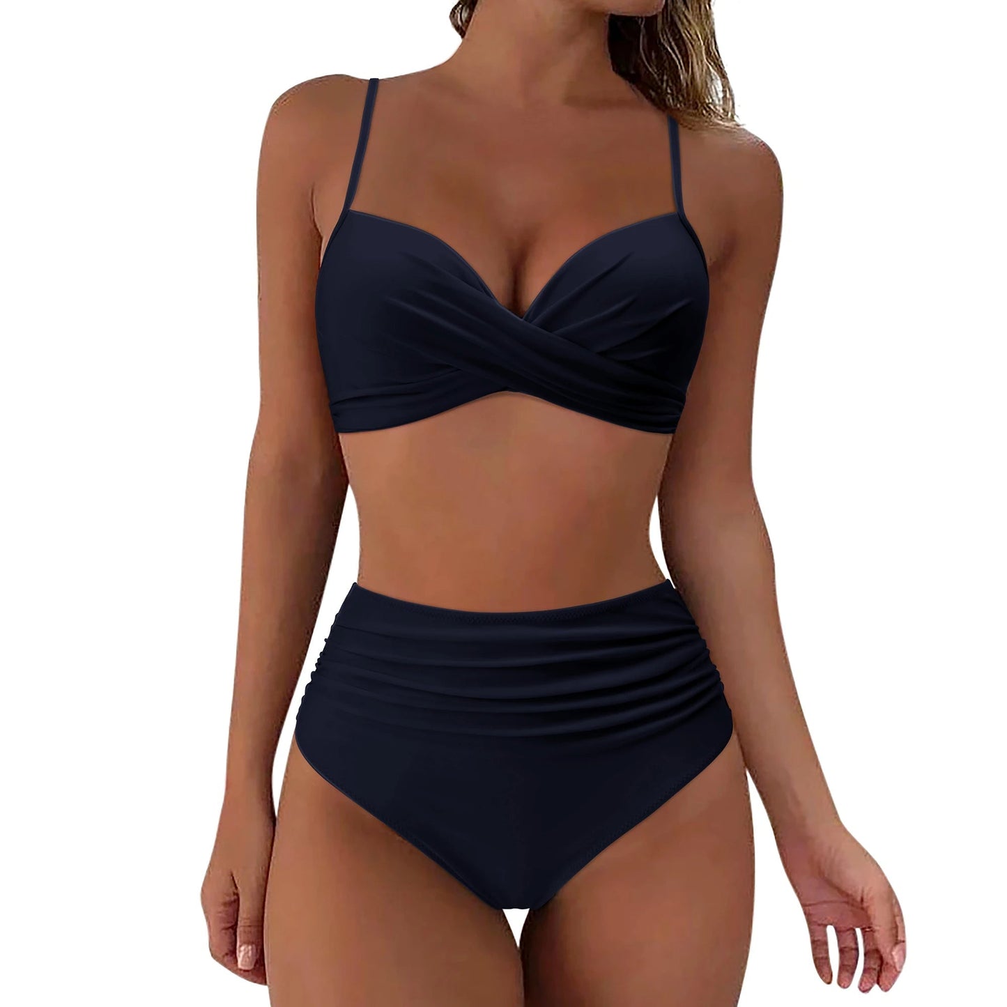 Dam Bikini Push Up Vadderad Elegant Nylon Spandex 6