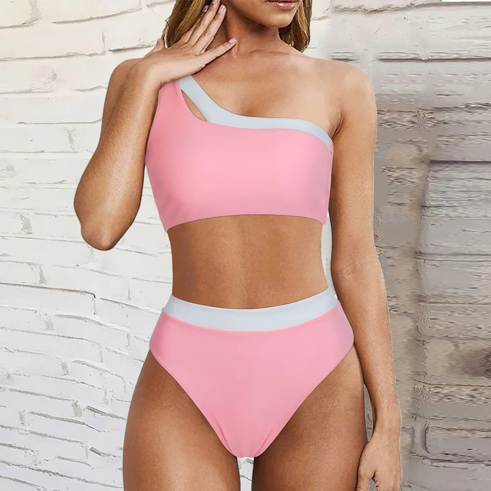 Variant image for Dam Stropplöst Bikiniset Trendig Nylon Spandex-21