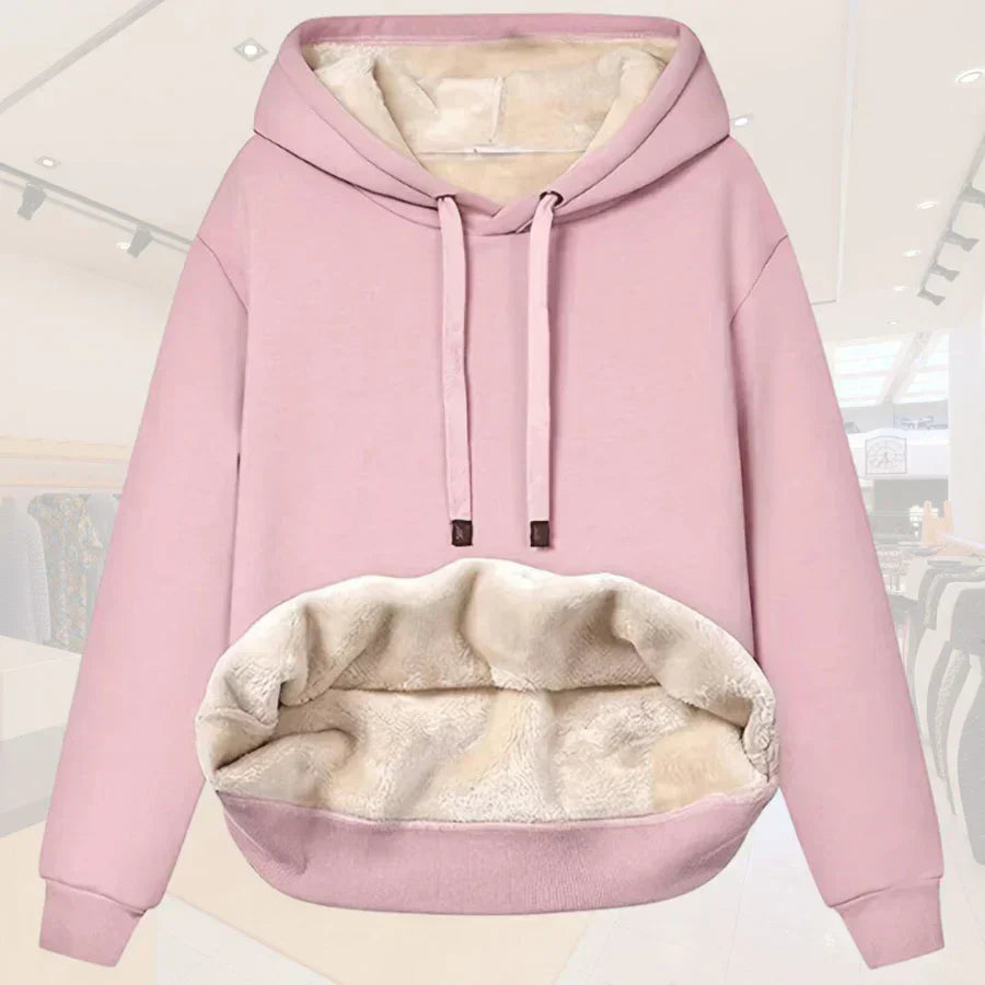 Dam Vändtröja Reversibel Mysig Bomull-4