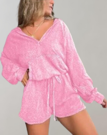 Dam Jumpsuit Vintage Bomull Avslappnad Passform-3