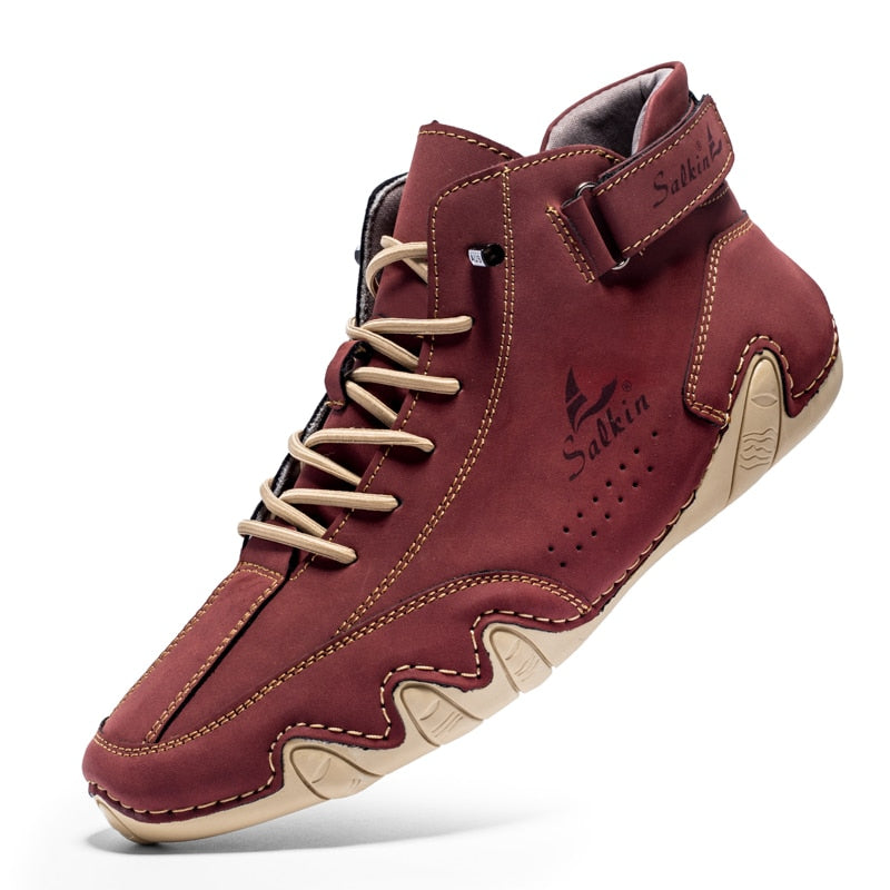 Variant image for Herr Barfota Skor Handgjorda Läder Icke-Slipssula-23