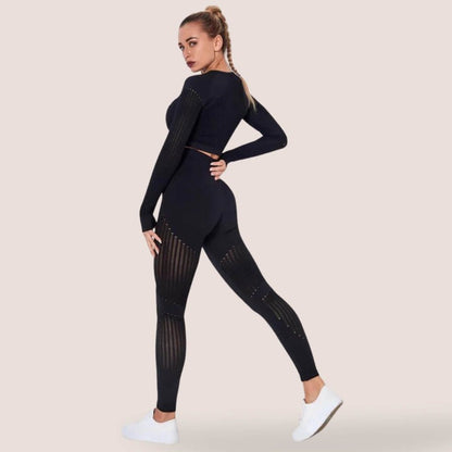 Kvinnors Leggings Anti-Cellulite Flexibelt Material 3