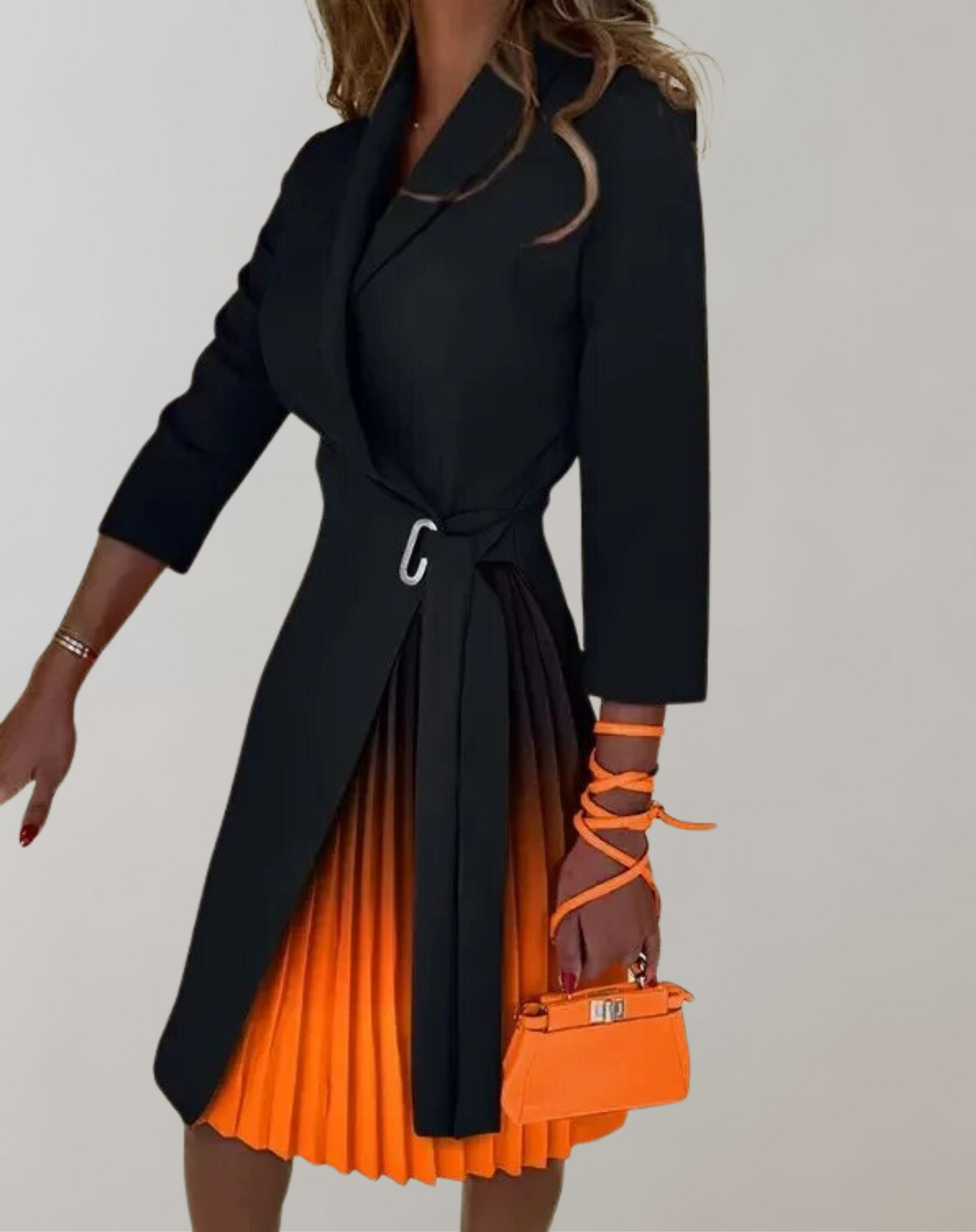 Fina Dam Klänningar A-linjeformad Med Unikt Tryck Högkvalitativt Tyg-6