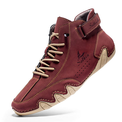 Herr Barfota Skor Handgjorda Läder Icke-Slipssula-6