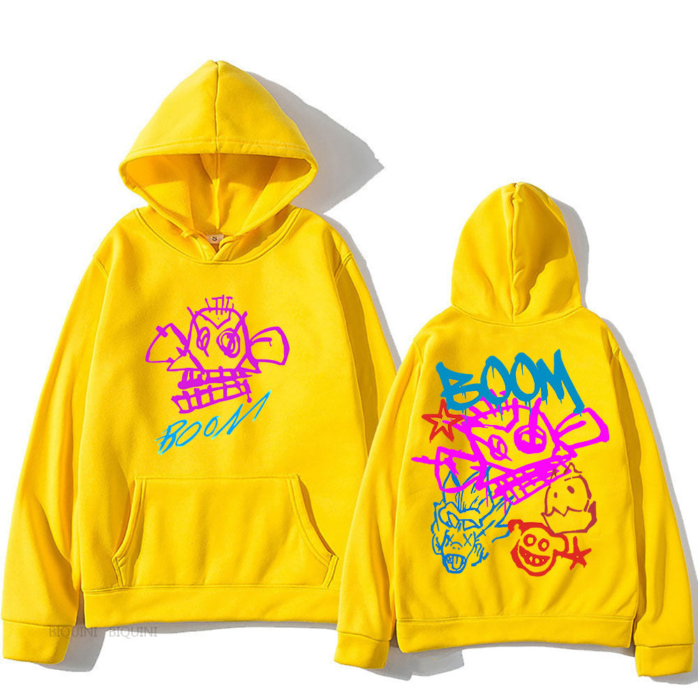 Variant image for Unisex Hoodie Arcane Jinx Tecknad Design Polyester-31