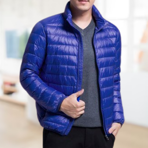 Superleichte Damenjacke mit klassischem Kragen aus Polyester für Herbst und Winter – leichte und bequeme Jacke für Damen 1