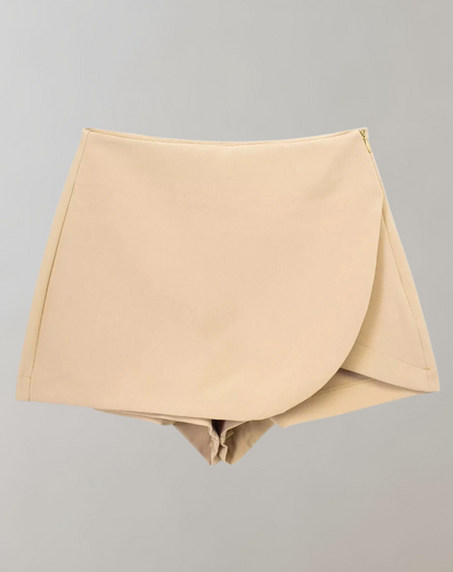 Dam Mini Kjolar Shorts Asymmetrisk Mjukt Tyg-6