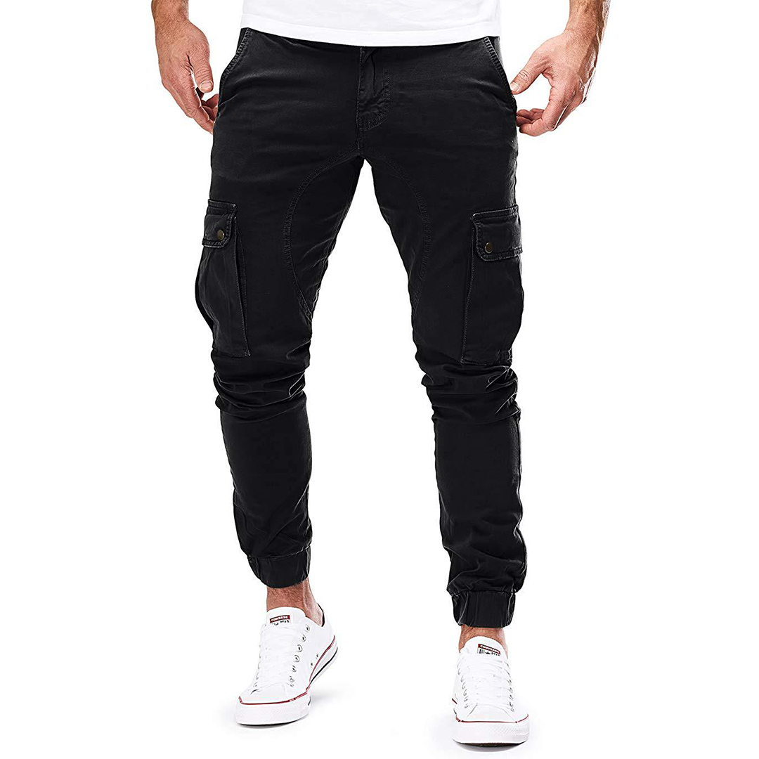 Herr Cargo Jogger Trendig Design Mjuk Tygblandning-6