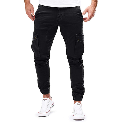 Herr Cargo Jogger Trendig Design Mjuk Tygblandning-6