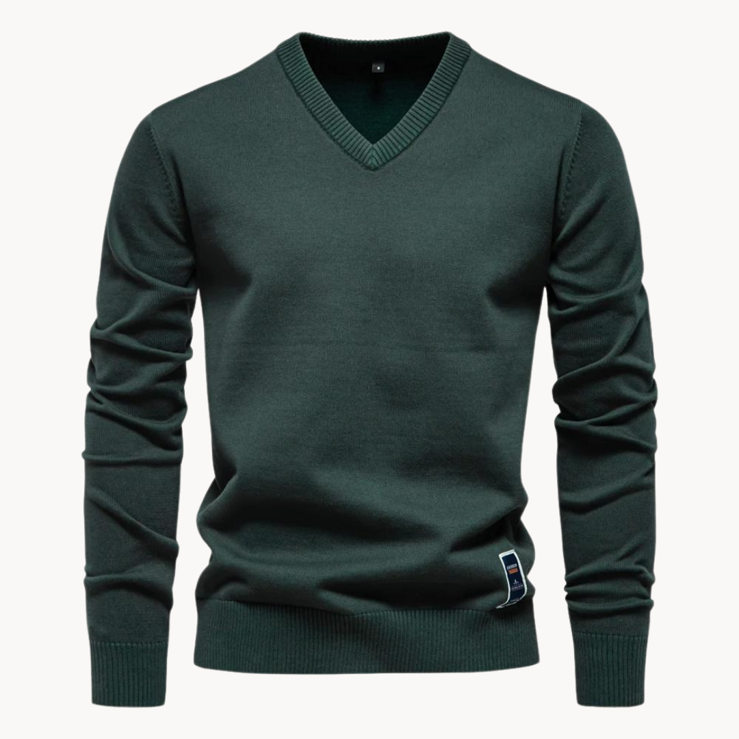 Variant image for Herrpullover Lätt Bomullsmix Mångsidig-21