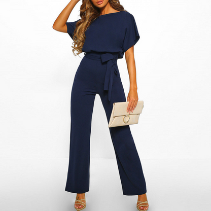 Kvinnors Jumpsuit Elegant Bred Byxben Polyester 8