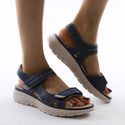 Herr Sandaler Ortopediskt Stöd Syntetiskt Läder och Gummi-3