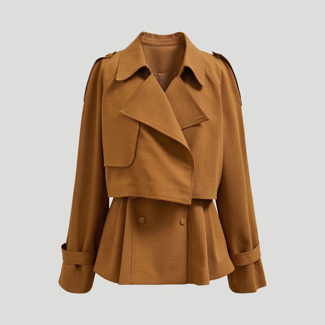 Variant image for Damjacka och Bältesväst Set i Polyester och Bomull-2