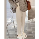 Variant image for Byxor Dam Hög Midja Stickade Mjukt Material-9