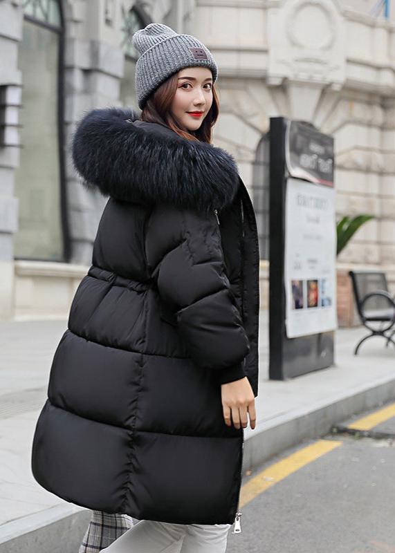 Damjacka med Pälskrage i Bomull för Festliga Tillfällen-3