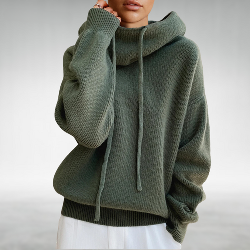 Kvinnors Turtleneck Tröja Andningsbart Material-1