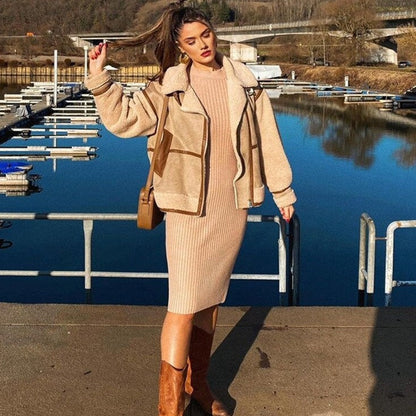 Damjacka Baggy Vattenavvisande Polyester för Avslappnad Stil-6