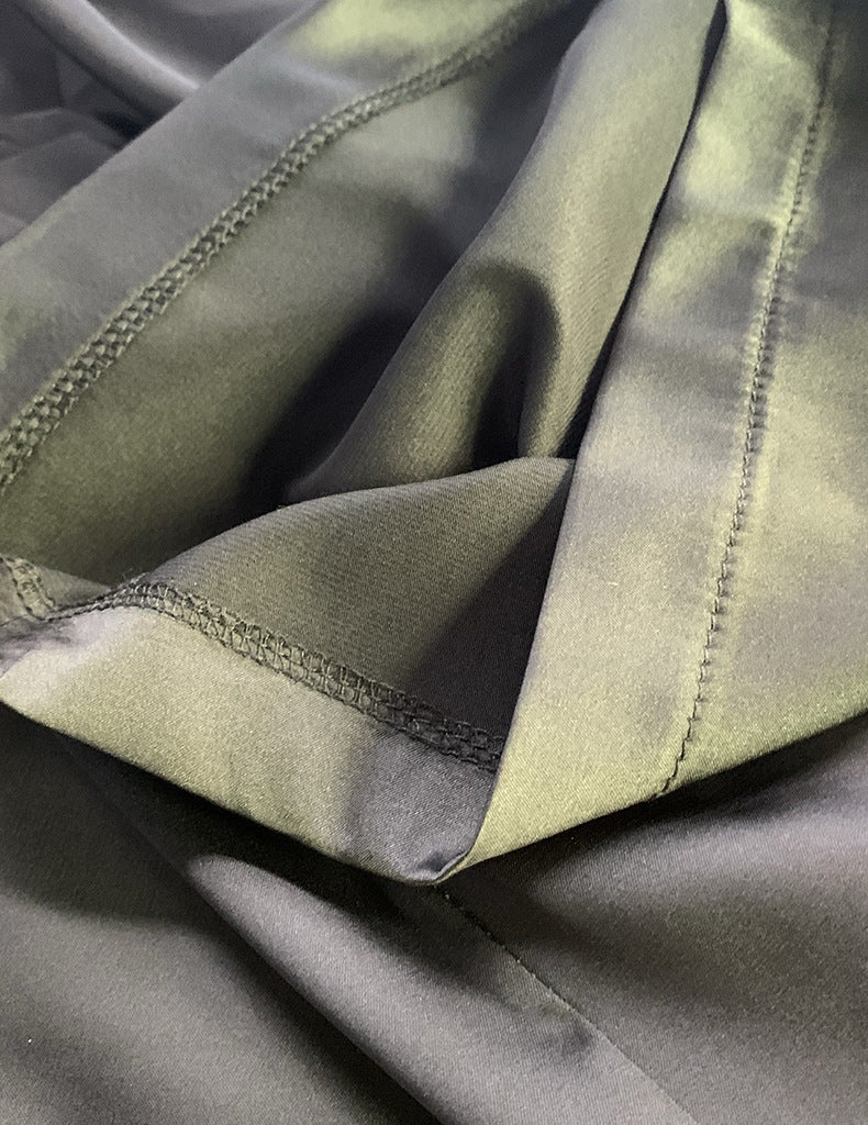 Elegant Damklänning med Långa Ärmar och Medelstor Midja i Polyester – Perfekt för Formella och Vardags Tillfällen 4