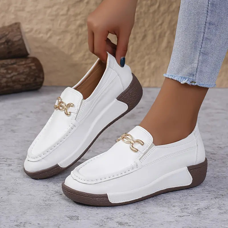 Herr Lädermockasiner Elegant Komfort Högkvalitativt Läder-6