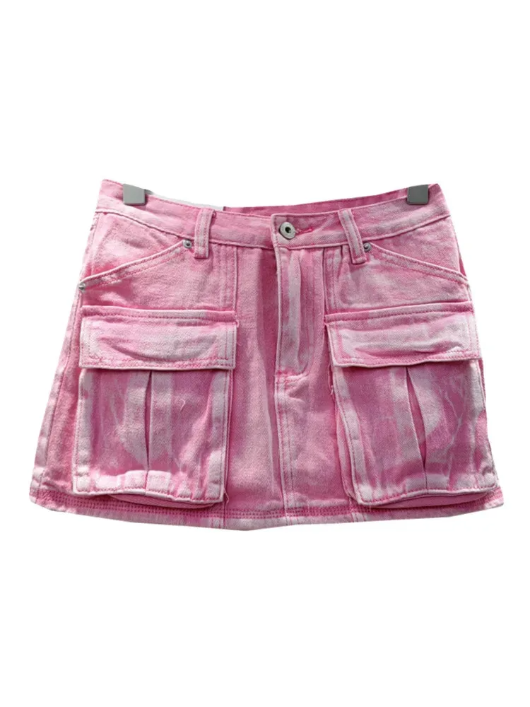 Variant image for Tjej Kjol A-Linje Mönstrad Bomullspolyester-5