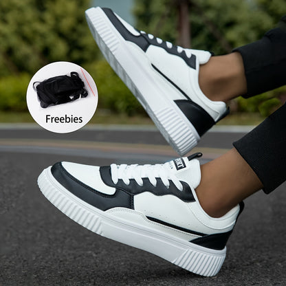 Herr Sneakers Vintage Låg Top Snörning Textil-6