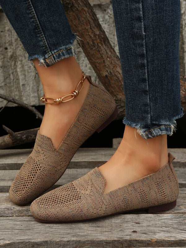 Variant image for Bekväma Loafers Dam Andningsbart Mesh Slip-On Skor-22