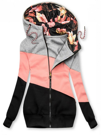 Dam Tröja Överdimensionerad Långärmad Mjuk Bomull-3