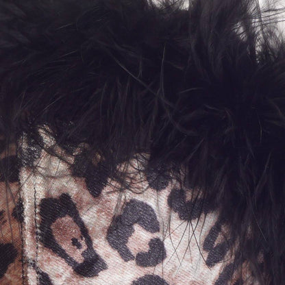 Dam Bustier med Fjädrar i Bomullsblandning-5