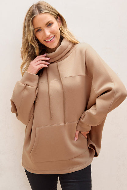 Stickad Dam Tröja Turtleneck Klassisk Andningsbart Material 1