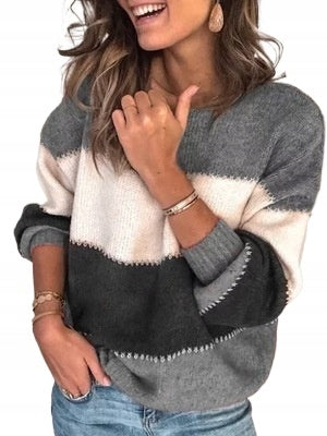 Dam Tröja Modern Design Mjuk Material Avslappnad Passform-4