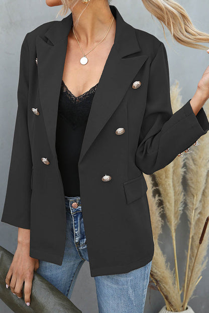 Damjacka Avslappnad Stil Högkvalitativ Polyesterjacka för Dam-6