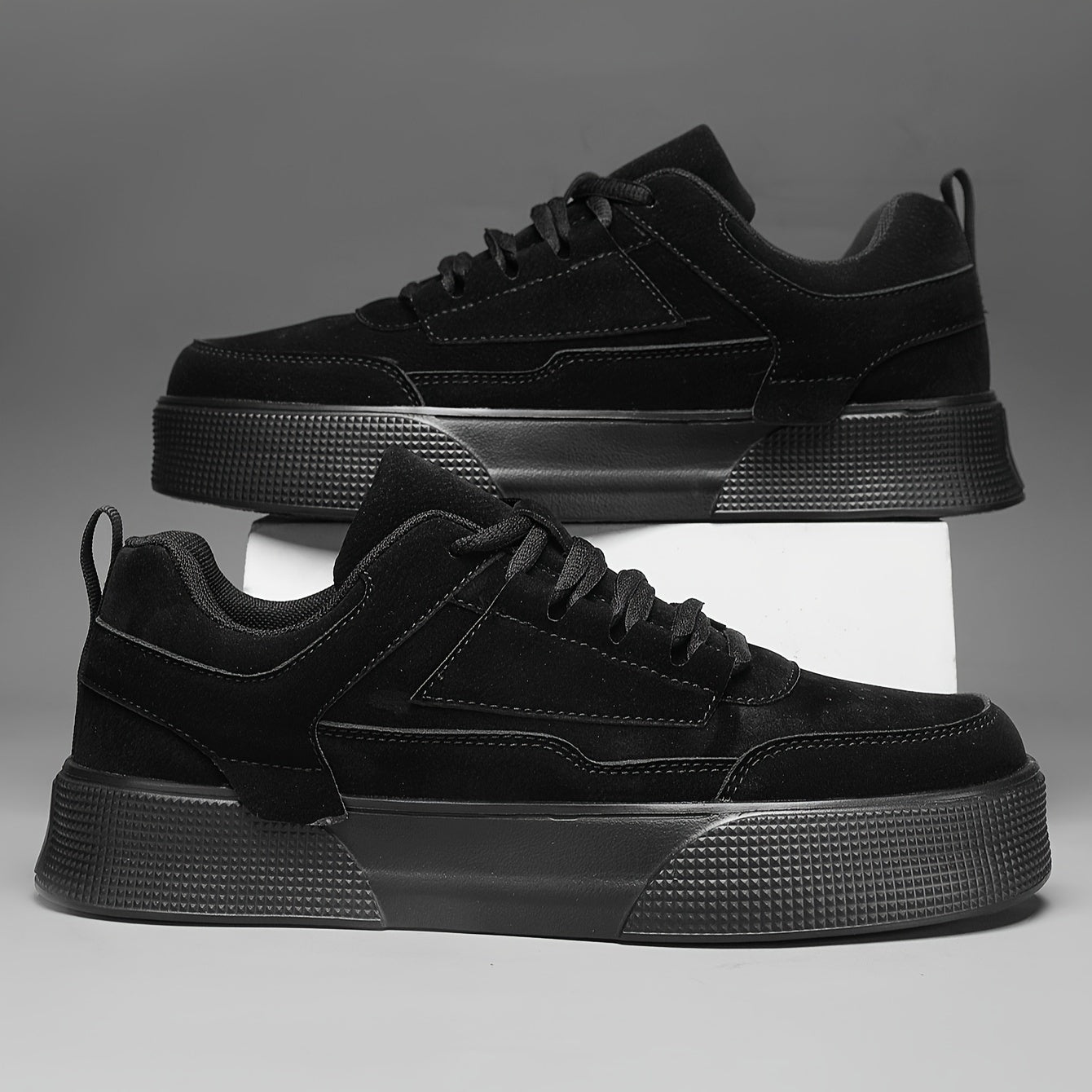 Variant image for Mäns Plattform Sneakers Vintage Stil Textil Syntet-19