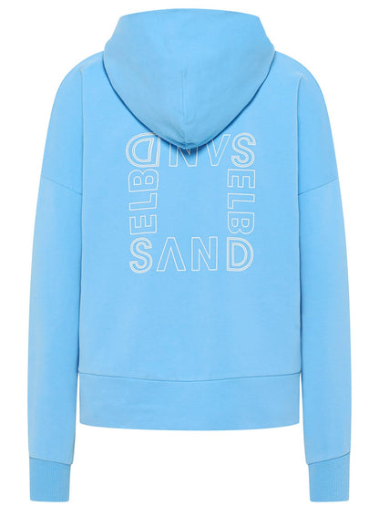 Dam Hoodie Avslappnad Mjuk Med Huva 6