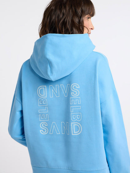 Dam Hoodie Avslappnad Mjuk Med Huva 3