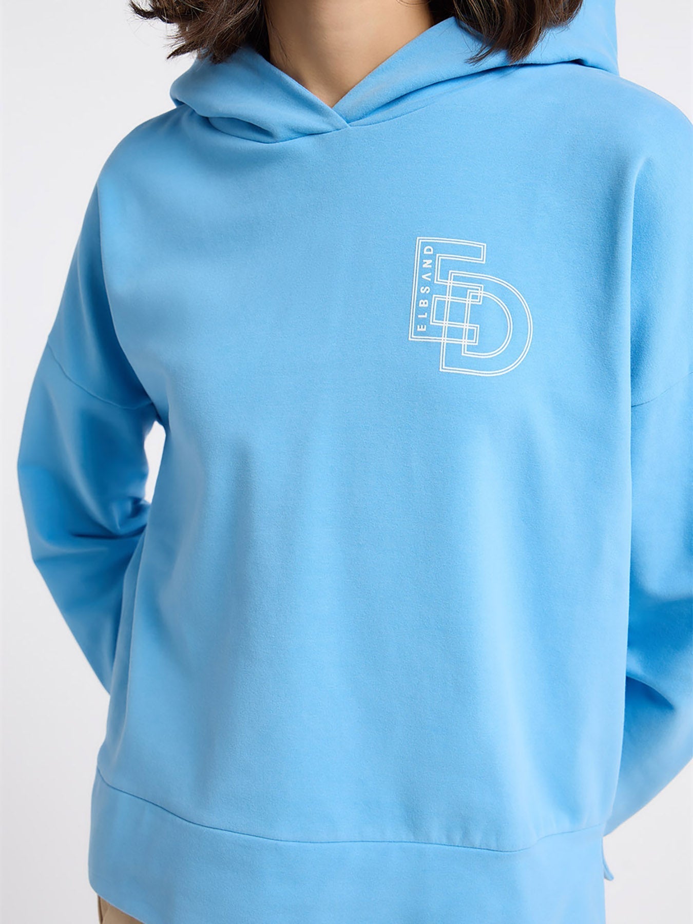 Dam Hoodie Avslappnad Mjuk Med Huva 4