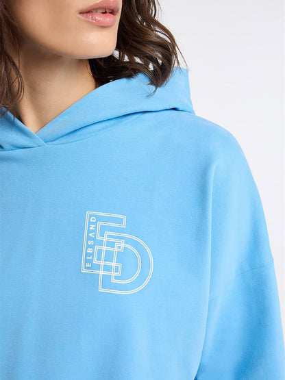 Dam Hoodie Avslappnad Mjuk Med Huva 5